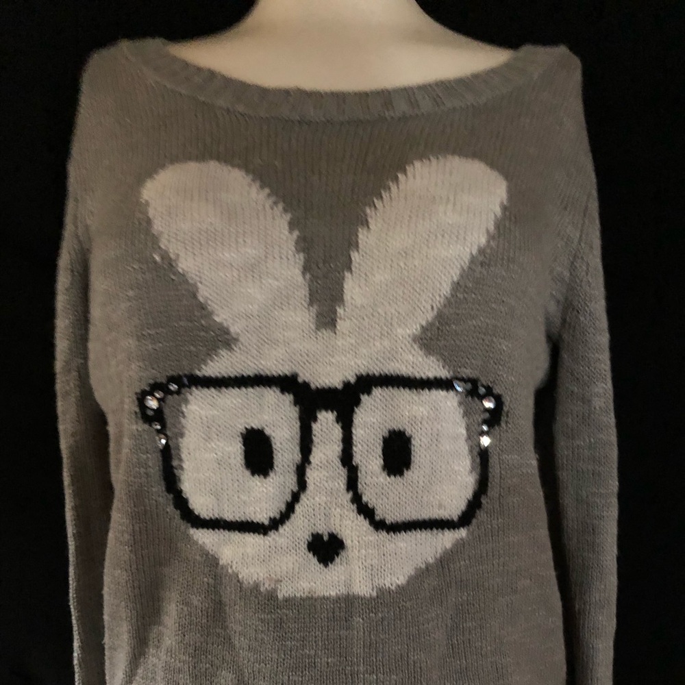 Girls Bunny Sweater